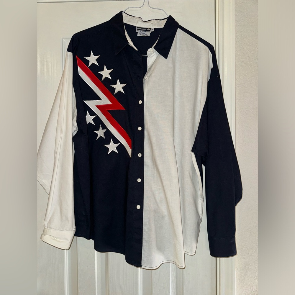 **Vintage** Panhandle Slim Western Button Down Shirt
